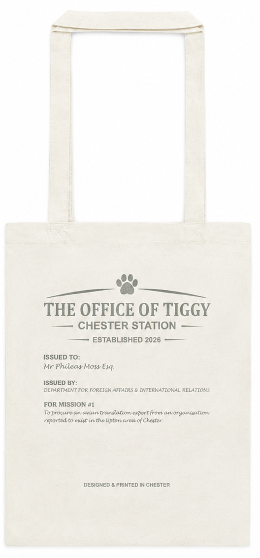 Phileas's Tote_Back The Phileas Moss Esq. Mission #1 Travelling Tote (Standard Issue)